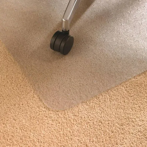 Floortex® Advantagemat® Vinyl Lipped Chair Mat for Carpets up to 3/8" - 36" x 48"