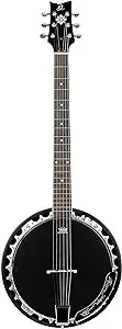 Raven Series Left-Handed 6-String Acoustic-Electric Banjo w/ Bag