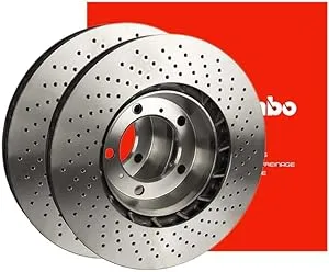 Brembo 09.B436.51 UV Coated vented drilled Front Brake Rotor MERCEDES-BENZ/MERCEDES-BENZ (BBDC) OE# A2464212512