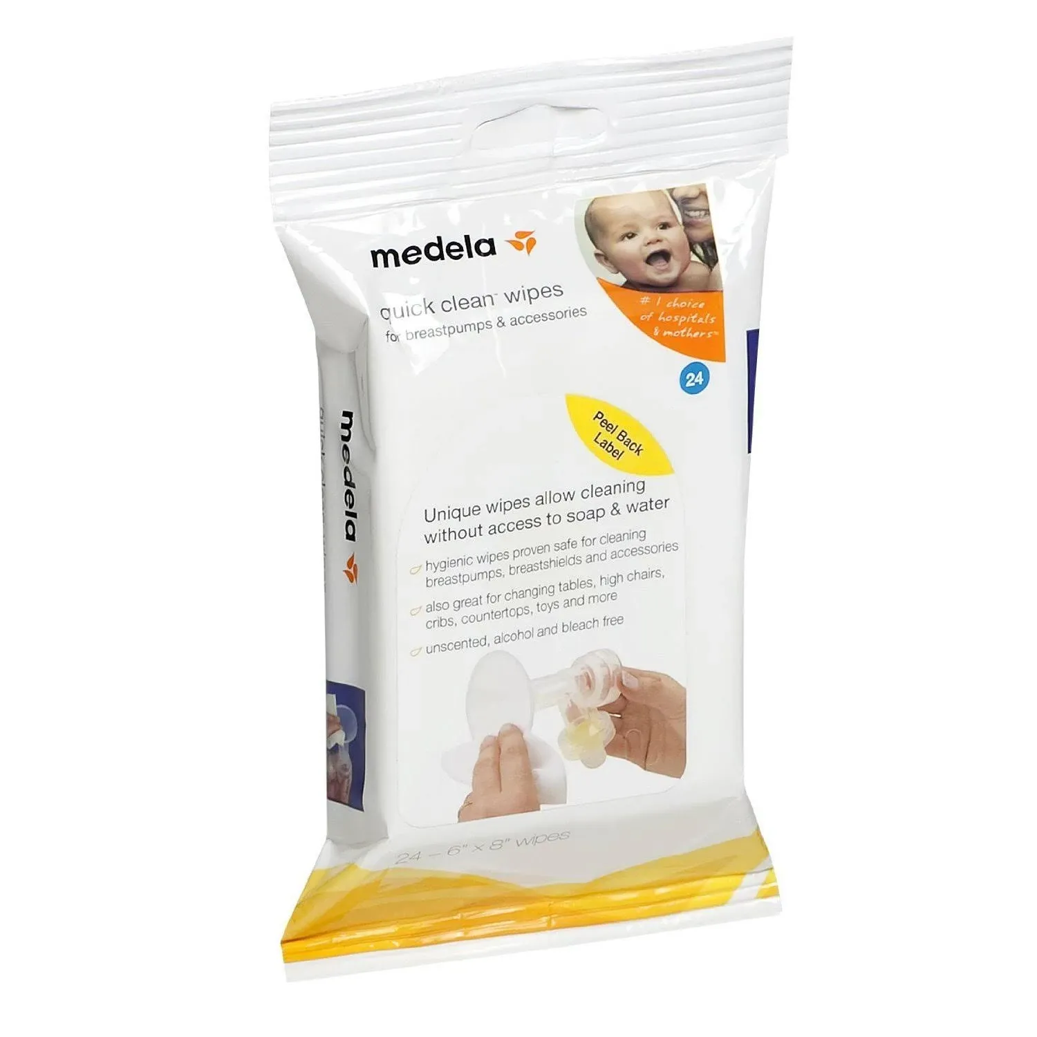 Medela Quick Clean Breast Pump & Accessory Wipes