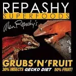 Repashy Grubs 'N' Fruit Crested Gecko Diet 8 Oz (1/2 lb) JAR