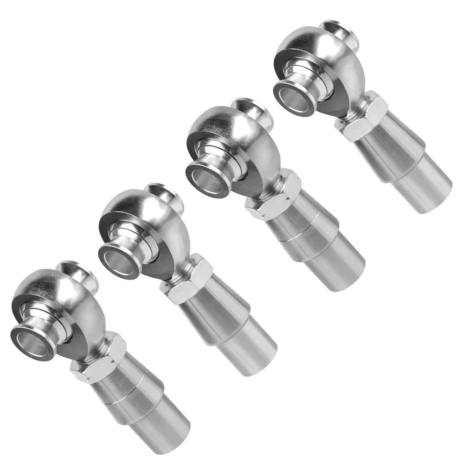 4pcs 3/4&#039;&#039; Heim Joints Rod Ends Rod End Heim Fitting Kit For Steering LH + RH