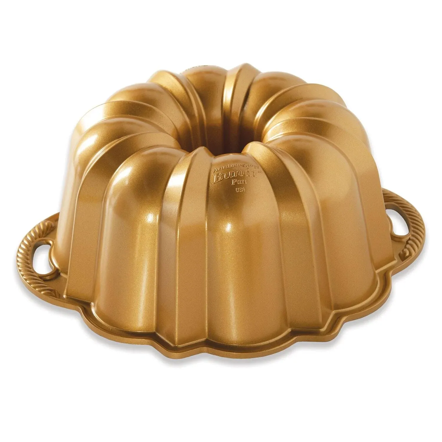 Nordic Ware Anniversary Bundt Pan - Gold