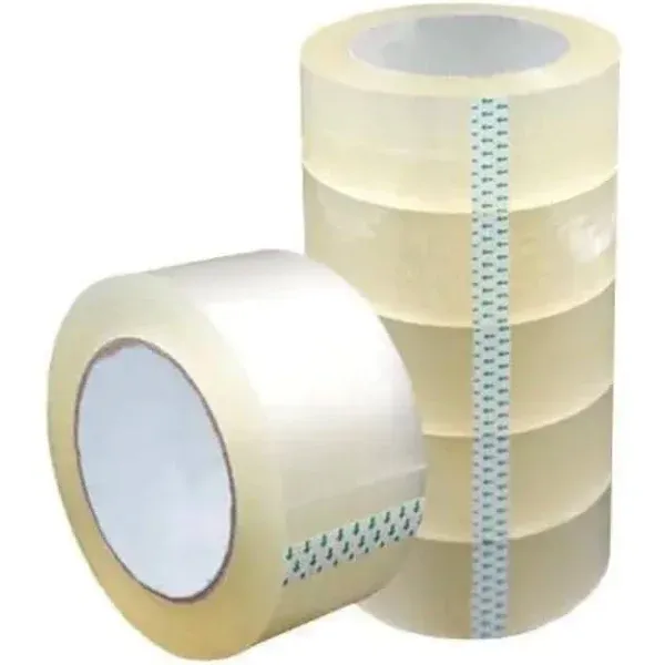 36 Rolls Low Noise Clear Packing Tape Box Shipping 1.8 mil 2&#034; x 110 Yards US