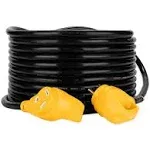 30M/30F AMP 50FT POWERGRIP EXTCORD 125V/3750W 10 GA, CCSAUS