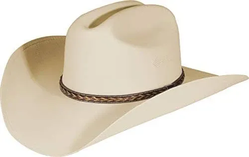 Enimay Western Cowboy & Cowgirl Hat Pinch Front Wide Brim Style Large-X-Large ...