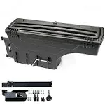 Pit66 Lockable Truck Bed Toolbox Storage, Compatible with 2002-2018 Dodge Ram , Right Passenger Side, Black