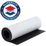 Superior Graphic Supplies Magnetic White Material - Extremely Strong & Flexible Magnetic Sheet Roll Matte White -30 Mil / 0.03" Thickness - 24"W x 24"L – 1 Sheet