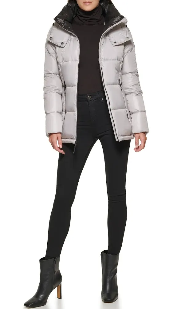 Kenneth Cole Women's Heavy Weight Down Puffer Jacket