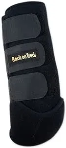 Back on Track Therapeutic Horse Exercise Boots for Hind Legs, Black, Large