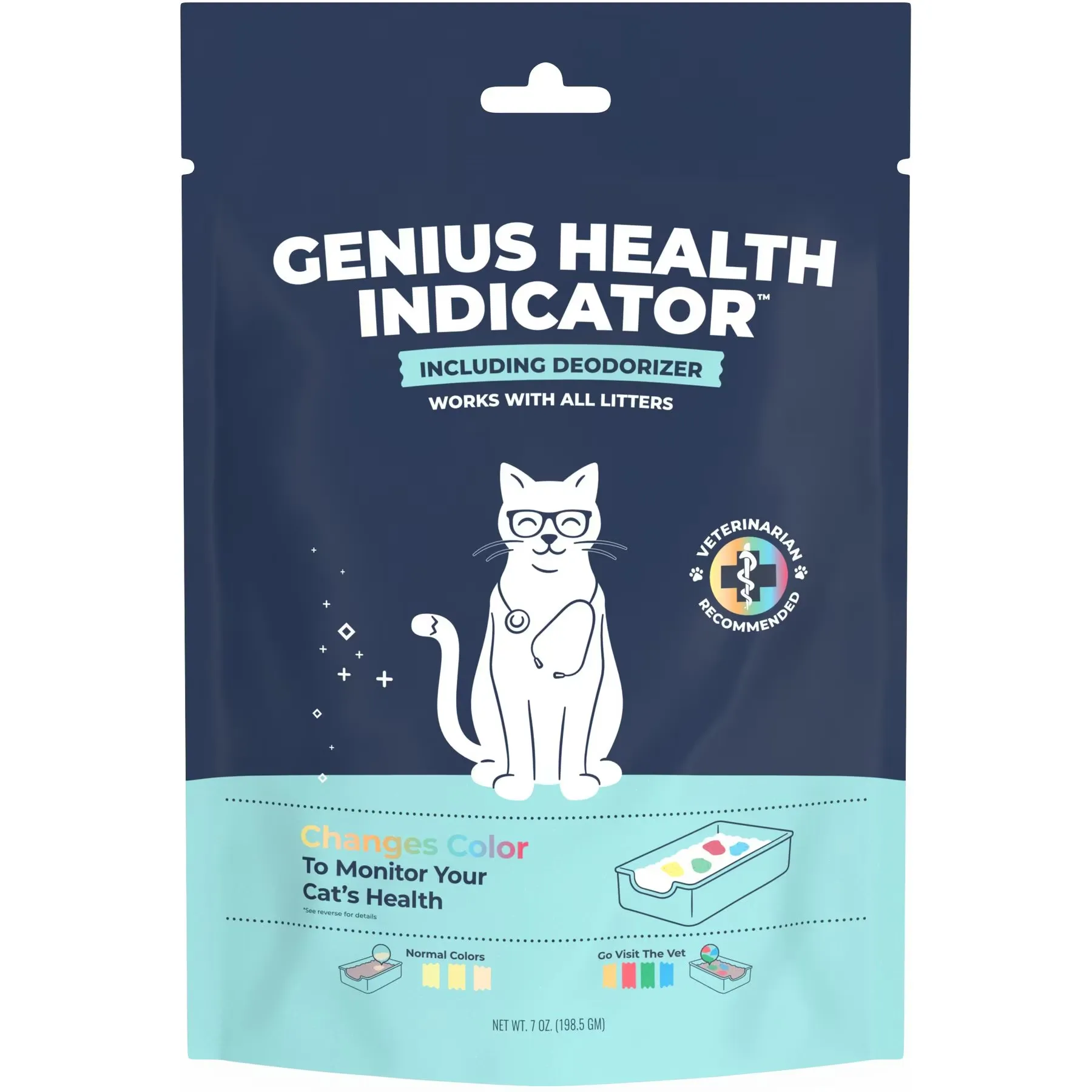 Genius Health Indicator Cat Litter Deodorizer