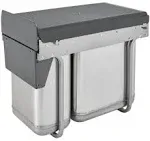 Rev-A-Shelf Pull Out 10 and 20 Liter Waste Containers with Door Mount