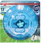 Kaytee 13" Assorted Color LED Light Run-About Exercise Ball For Pet Rats & Chinchillas