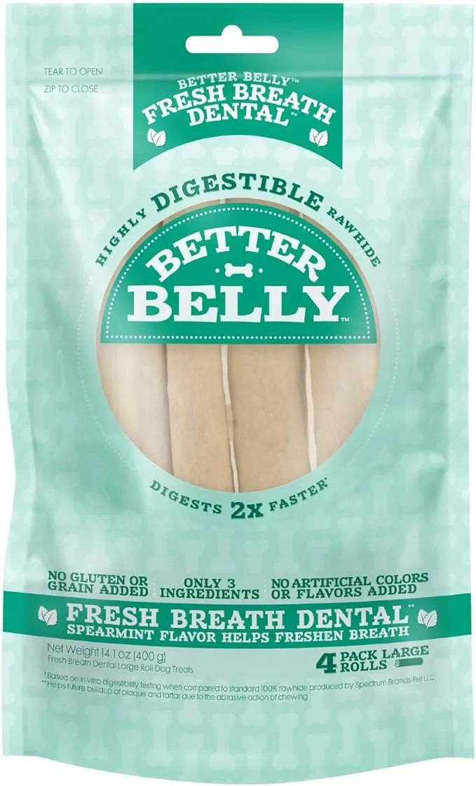 Better Belly Fresh Breath Dental Large Roll Dog Treats