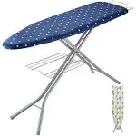 BENTISM Ironing Board 55&#034;x15&#034; with Bottom Storage Tray, 4 Layers Iron Board