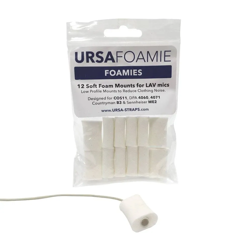 URSA Foamies Soft Foam Lavalier Microphone Mount (12 Pack)