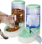 Gravity Cat Feeder and Cat Water Dispenser Automatic Dog Food Dispenser and Dog 