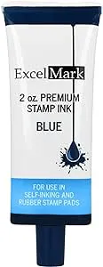 Self Inking Stamp Refill Ink - 2 oz. - Blue Ink