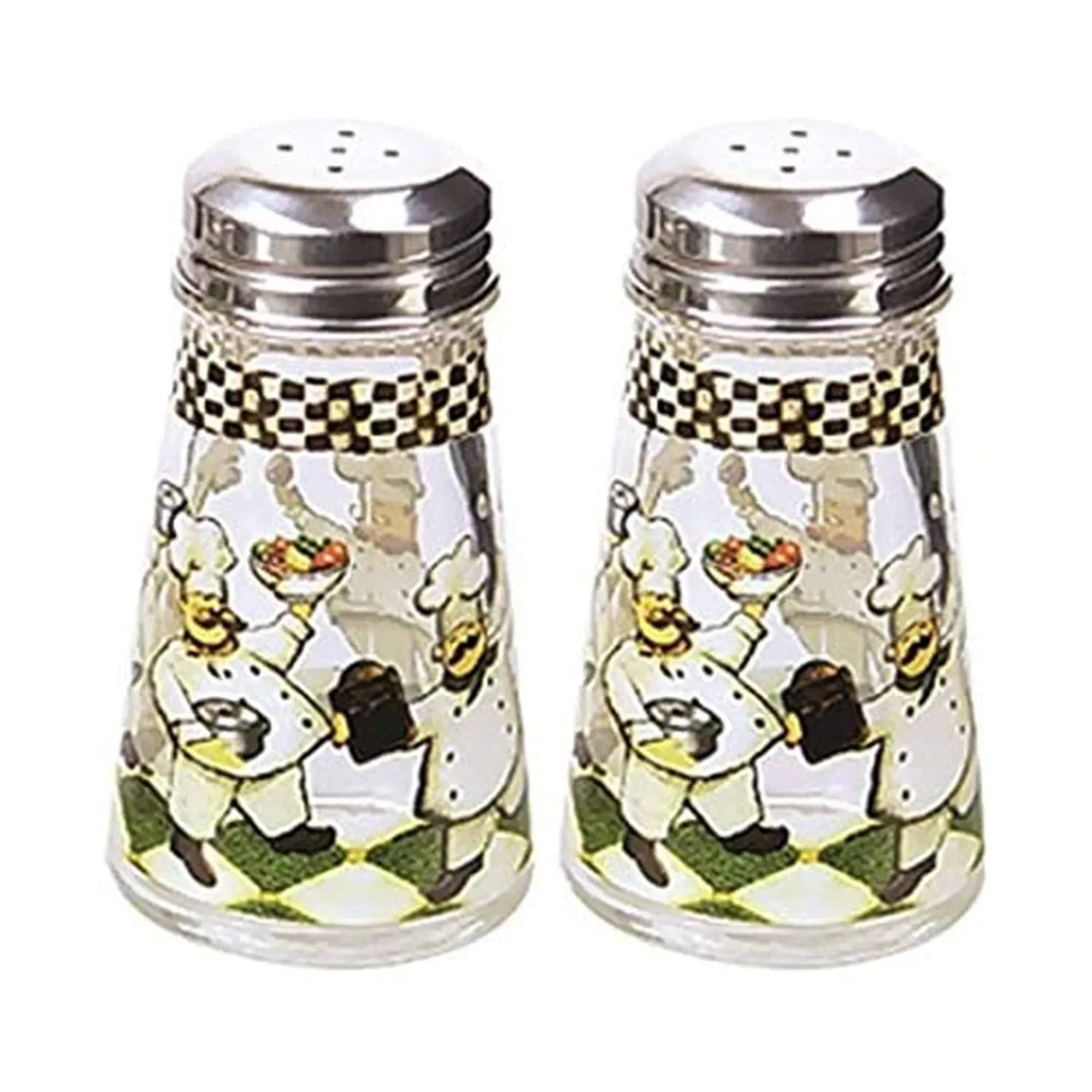 Salt & Pepper Shakers & Small Oil Vinegar Set