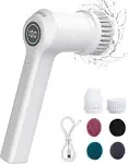 6 Head Electric Spin Scrubber Turbo Scrub Cleaning Brush Cordless Chargeable