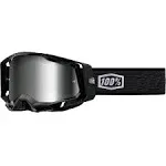 100% Racecraft 2 Goggles Topo Mirror Silver Lens