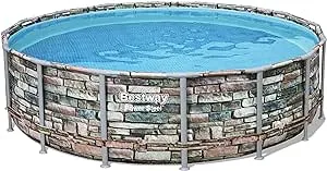 Bestway Power Steel 16' x 48" Round Above Ground Pool Set