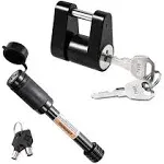 Czc Auto Hitch Lock Set, Dia 5/8 Inch Trailer Hitch Lock Hitch Receiver Pin Lock for Class Iii Iv 2" and 2-1/2" Receiver