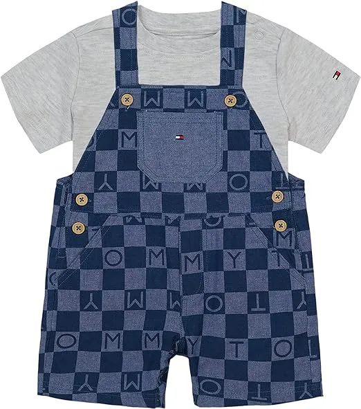 Tommy Hilfiger baby-boys 2 Pieces Shortall Set