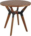 Outdoor Interiors 30110NA 30" All Hardwood Bistro Table