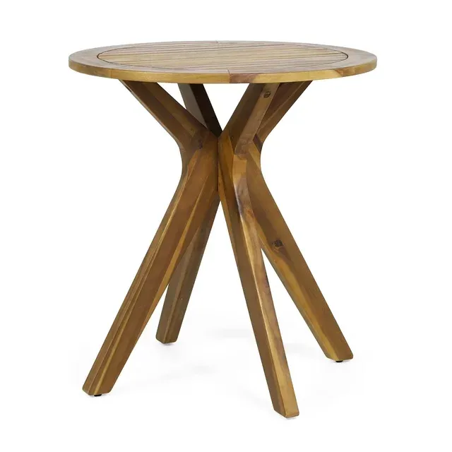 GDF Studio Brigitte Outdoor Round Bistro Table