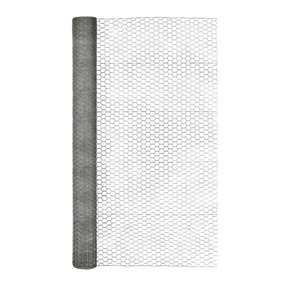 Yardgard Poultry Netting, 1 in. Galvanized Mesh, 5 ft. x 150 ft