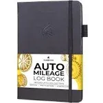 Clever Fox Auto Mileage Log Book – Vehicle Logbook with Mileage, Expense, Gas Consumption & Lubrication Trackers – Driving Logger for Car Records – A5 Size, 1,674 Mileage Entries (Black)