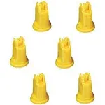 Pack of 6 - TeeJet Air Induction XR Flat Spray Tips Yellow 110° 0.2 GPM @ 40 PSI Farmer Bob's Parts AIXR11002-VP