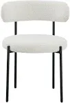 Meridian Beacon Cream Boucle Fabric Dining Chair