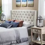 Jarson Wingback Tufted Headboard - Full/Queen