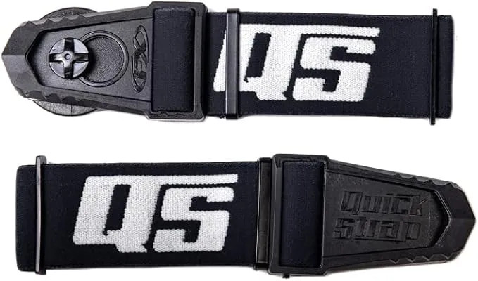 Roko Sports QS-40 Goggle Quick Strap Black/Grey/White