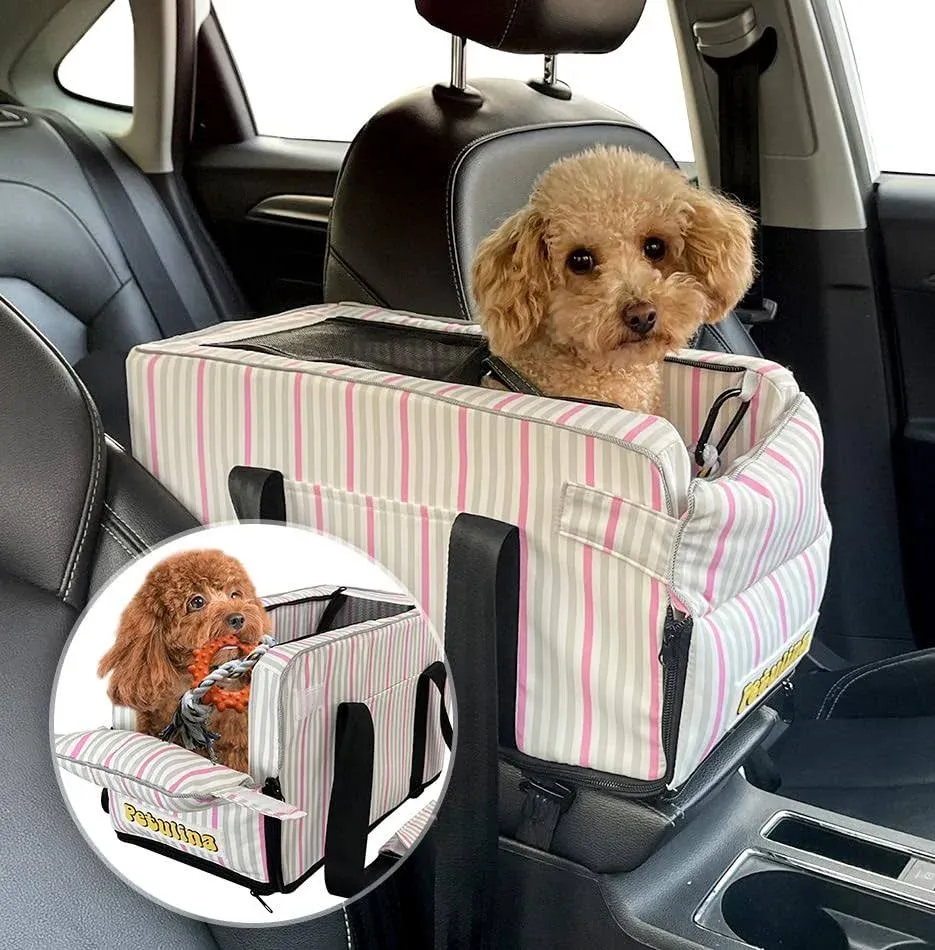 Dog Car Seats for Small Dogs - Console Dog Car Seat - Pet Car Seat - Center Cons