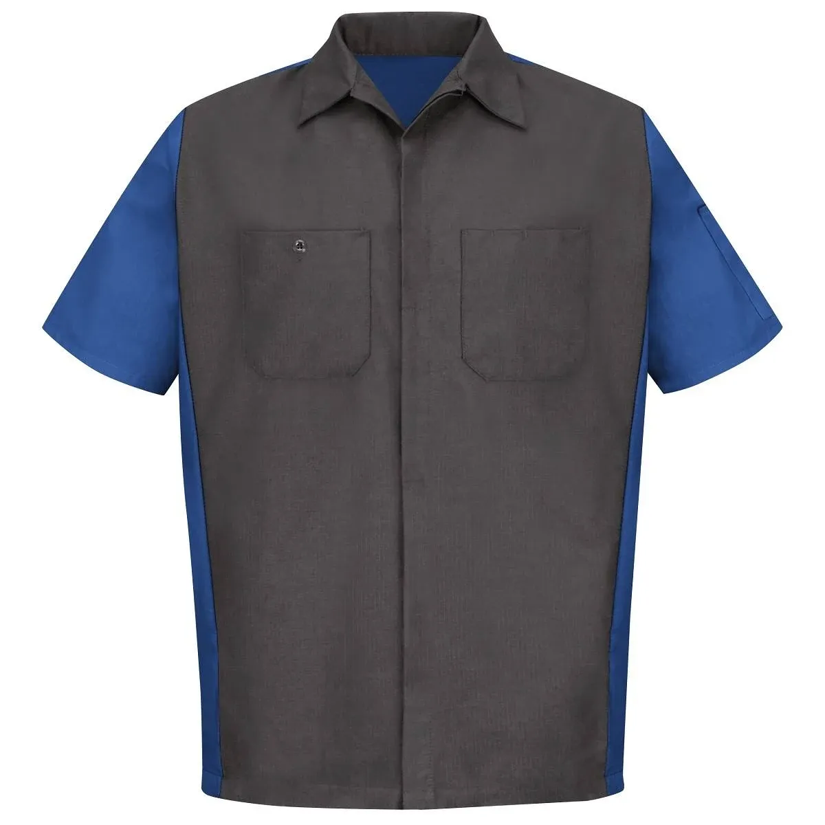 Red Kap Men's Short Sleeve Two-Tone Crew Shirt