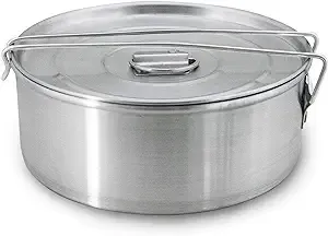 Flan Mold with Lid - Authentic Mexican Flan Pan - Flan Molds for Baking with Water Bath - Molde para Flan - Flaneras Moldes con Tapa Baño Maria