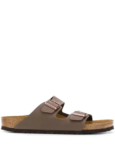 Arizona Oiled Leather Sandal In Brown