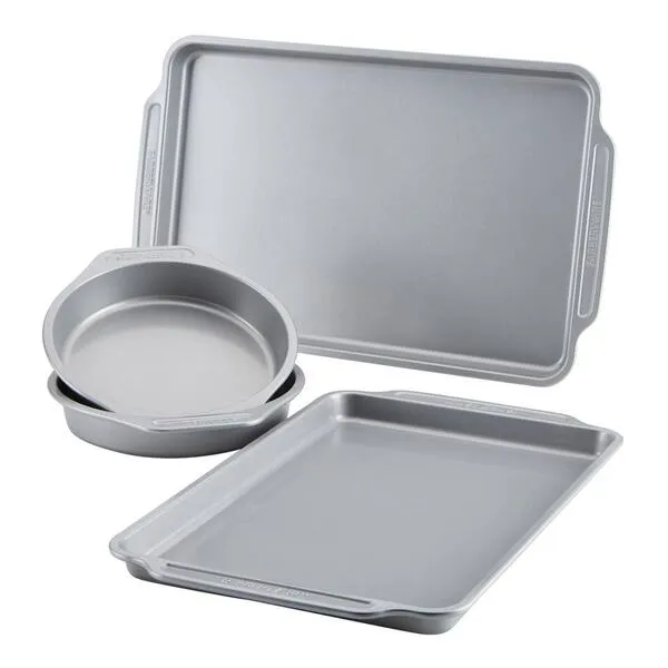 Farberware(R) 4pc. Grey Non-Stick Bakeware Set