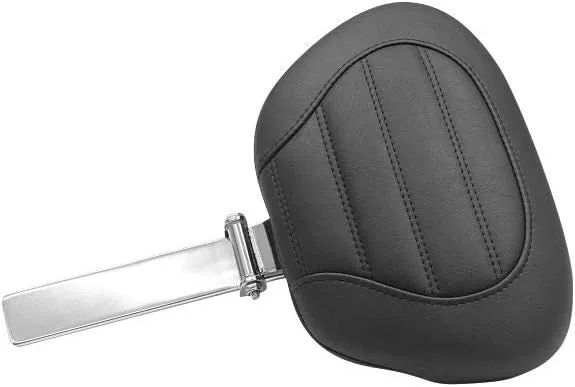 Mustang Motorcycle Seats 79649 Super Touring Driver Backrest for Harley-Davidson Freewheeler 2015 -'21, Deluxe, Black