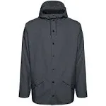 Rains 12010 unisex waterproof long jacket in slate