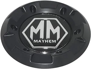 MAYHEM MATTE FLAT BLACK WHEEL RIM REPLACEMENT CENTER SECTION CAP ONLY C-231-2