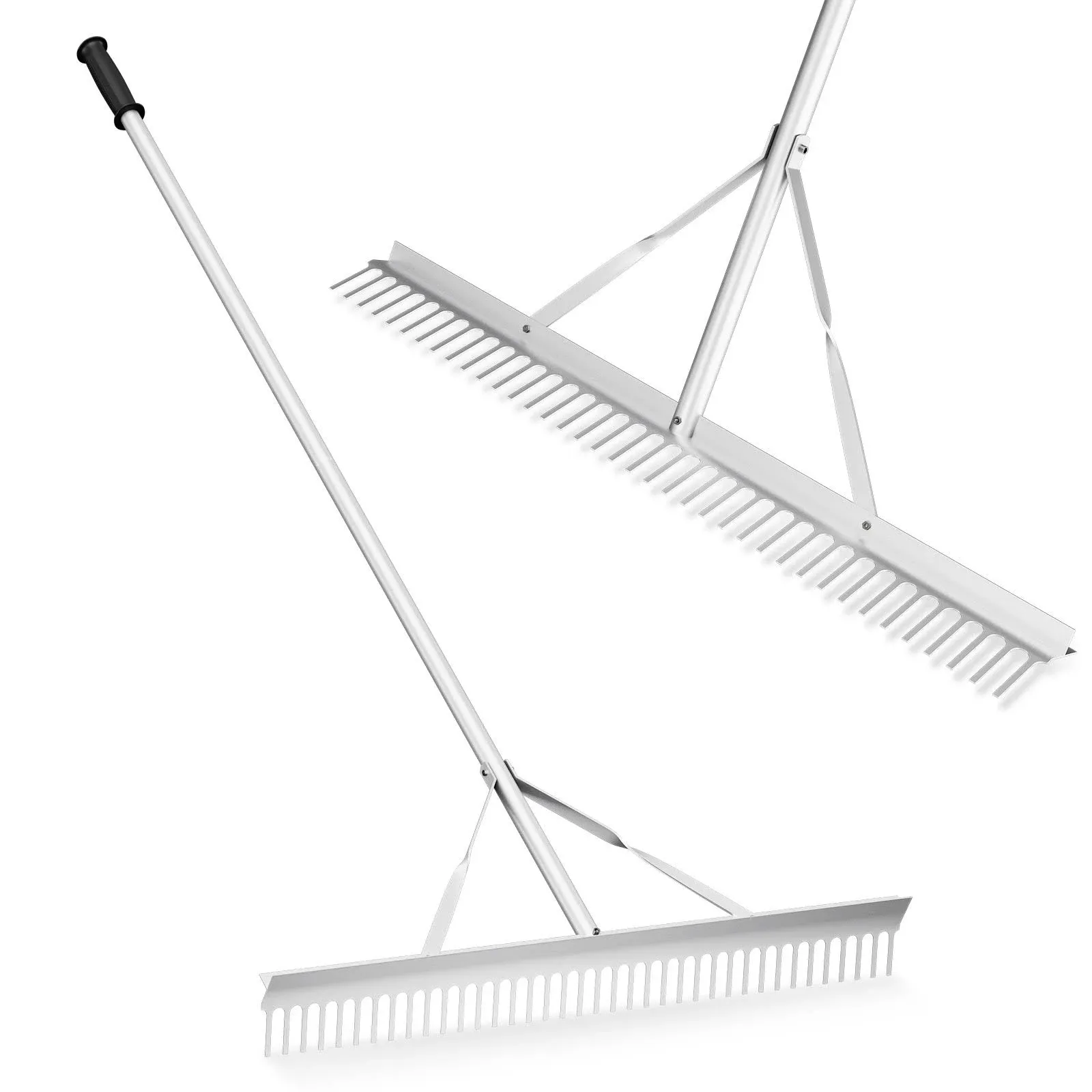 Heavy-Duty Multipurpose Aluminum Landscape Rake