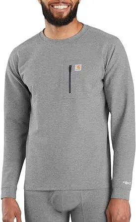 Carhartt Men's Base Force Heavyweight Thermal Base Layer Long Sleeve Pocket Shirt