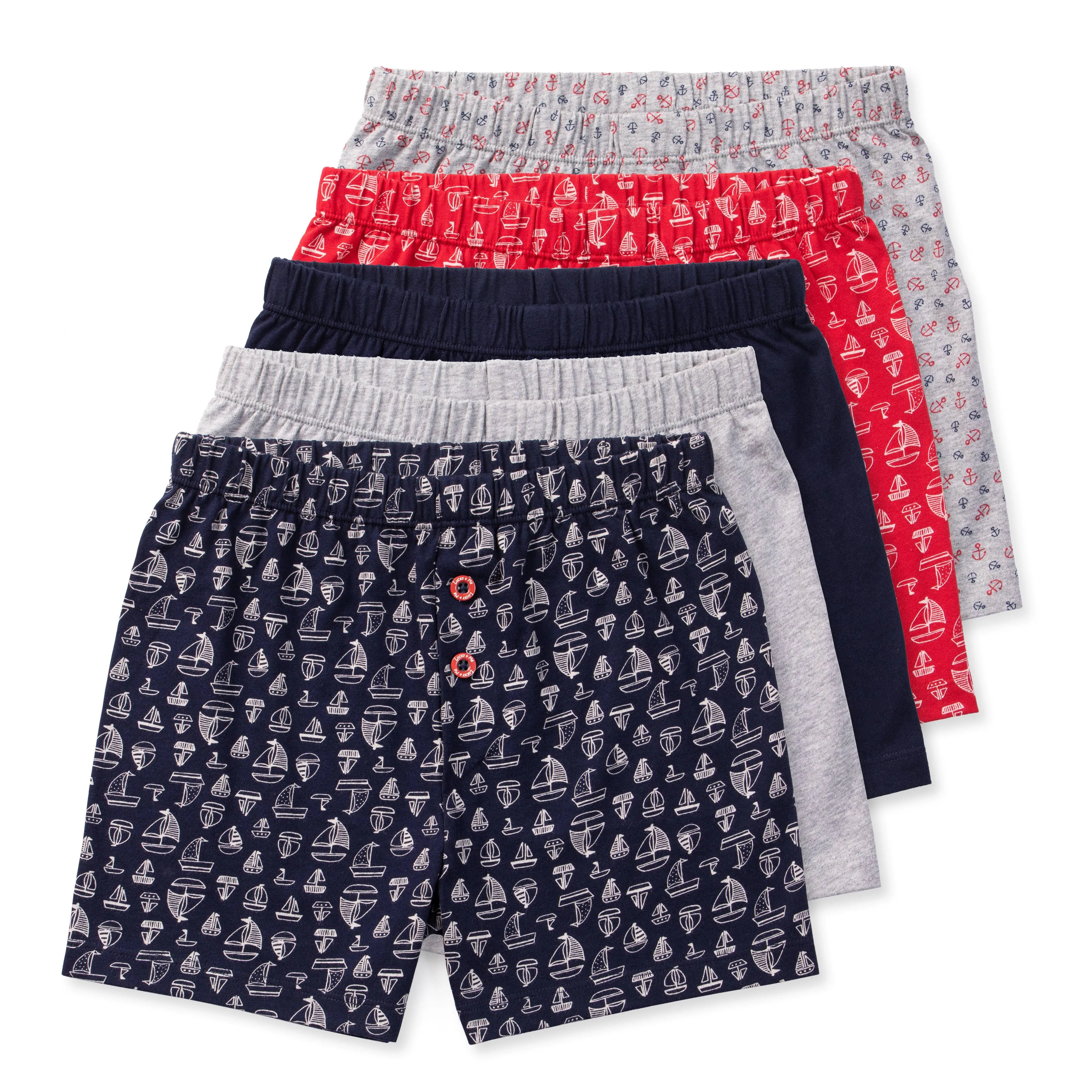 Noah Boys Knit Boxers (5-Pack)