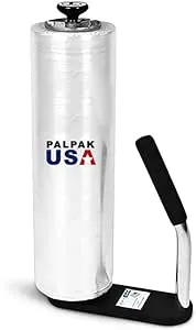 PalPakEXT The Leading Stretch Film Dispenser Extended Length - Holds 16" to 22" Stretch - Great for 20" Film Light Weight Industrial Strength Pallet Wrapper – Tension Knob Adjustment Handle