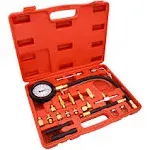 WENBIAO 0-140PSI Fuel Injector Injection Pump Pressure Tester Gauge Kit Car Tools,Fuel Pressure Gauge Updated TU-114 Fuel Pressure Tester Kit Gas Oil Pressure Tools for Cars and Trucks