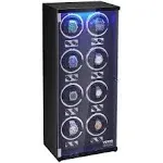 VEVOR SBZDSLH8Z0008YD62V1 Black PU Watch Winder